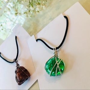 Caged Stone Necklace/Choker